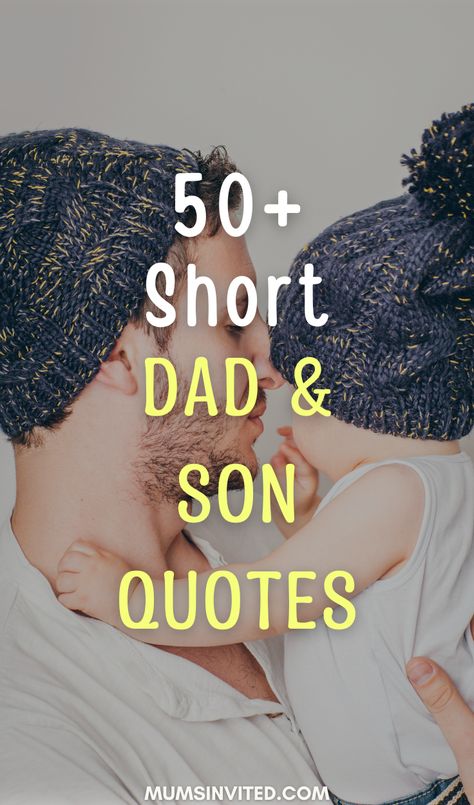 Discover short, funny & inspirational dad son quotes that celebrate their unique bond. Find simple dad & son messages & captions perfect for birthdays, tattoos, or simply expressing your love. Explore cute sayings for proud moments, cherished memories & even the loss of a beloved father. Embrace the beauty of your relationship with aesthetic quotes, humorous tattoo ideas, & touching sentiments for dads & newborn sons. Cute dad quotes from son. Quotes for a dad from a son. fathers love for son. Father Day Quotes From Son, Dad Son Quotes, Father Son Love Quotes, Fathers Day Quotes From Son, Father Quotes From Son, Like Father Like Son Quotes, Father Son Quotes Relationships, Father Son Quotes Short, Son To Father Quotes