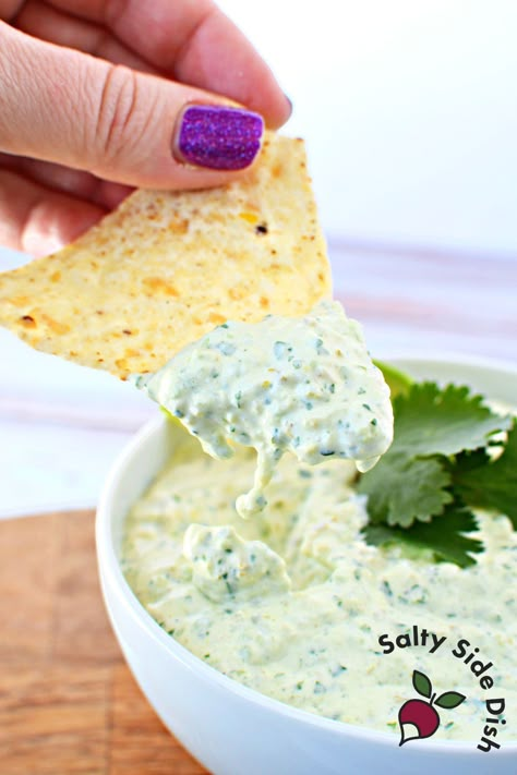 "Cardi B Dip" AKA Viral Avocado Jalapeno Dip | Salty Side Dish Dips With Avocado, Spicy Avocado Ranch Dip, Jalapeno Chip Dip, Avacado Jalapeños Dip, Pickled Jalapeno Dip, Cardi B Jalapeño Dip, Avocado Jalapeño Dip, Cardi B Dip, Cardi B Dip Recipe