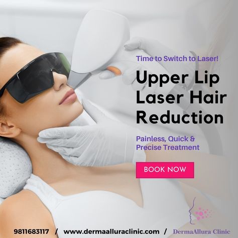 DermaAllura Clinic Laser Hair Removal has amazing results. You just need 6 to 8 sessions to permanently remove the hairs from your upper lips area.We are offering Laser Hair Removal with latest & safe Technologies & assured results with amazing offers. ✅FDA approved ✅Assured Results ✅Painless ✅No side effects ✅Cost effective ☎️Call us to Book an Appointment. Upper Lips, Skin Quotes, Laser Hair Reduction, Beauty Skin Quotes, Skin Care Clinic, Hair Reduction, Upper Lip, Home Quotes And Sayings, Book An Appointment