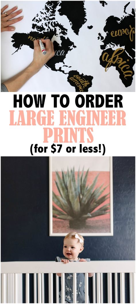 How To Style Large Artwork, Where To Get Large Prints Made, Oversized Prints Wall Art, Extra Large Photo Prints Wall Art, Large Photo Prints Cheap, Engineer Prints Diy, Engineering Prints Diy Wall Art, Print Large Photos Cheap, How To Print Large Pictures