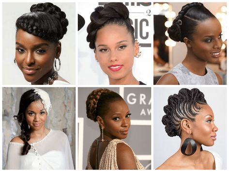 Micro braids hairstyles for weddings 2018 Micro braids for beautiful ladies 2019 #style #design #hairstyle #hairdo #fashion #women #womenstyle #trends #makeup #beauty African Wedding Hairstyles, Brides Hairstyles, Braids Wedding, African American Braided Hairstyles, Micro Braids Hairstyles, Black Wedding Hairstyles, Bridal Braids, African American Braids, Bridal Hair Inspiration