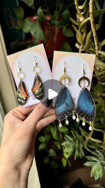 Resin Butterfly Earrings, Butterfly Earrings Diy, Butterfly Resin, Resin Butterfly, Resin Artist, Polymer Clay Resin, Real Butterfly Wings, Resin Jewelry Diy, What I Have Learned