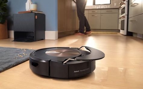 iRobot Roomba Combo j9+: A Smarter, More Powerful Robotic Mopvac - Cattylove Kitchen Devices, Dirty Room, Wallpaper Ios, Cleaning Robot, Iphone Wallpaper Ios, I Robot, Oled Tv, Irobot Roomba, Furniture Free