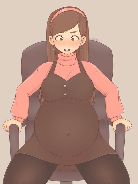 Pregnant Belly Huge, Pregnant Cartoon, Big Pregnant, Anime Pregnant, Belly Art, Female Anatomy Reference, Ajin Anime, Pregnancy Art, A Pregnant Woman