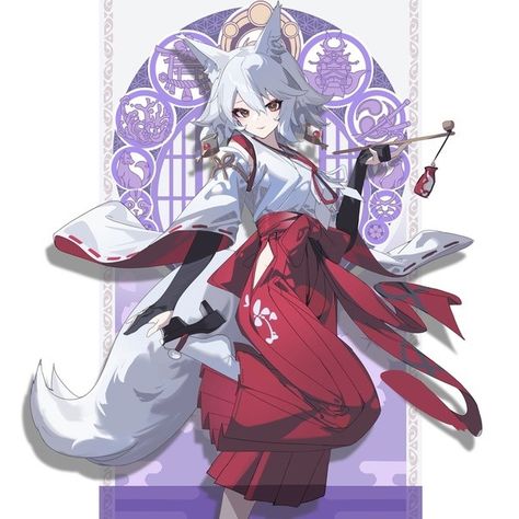 Fox Character, Anime Cosplay Makeup, Kitsune Fox, Characters Inspiration Drawing, Fox Girl, Cute Anime Pics, Cat Girl, Drawing Reference Poses, Character Costumes