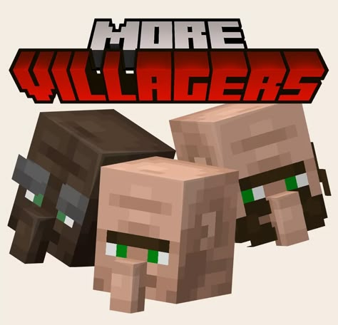 More villagers RP Minecraft Texture Pack Minecraft Villager Texture Pack, Minecraft Update Ideas, Minecraft Stuffies, Minecraft Mobs Mod, Blockbench Models, Minecraft Dungeon, Minecraft Pack, Minecraft Update, Minecraft Code