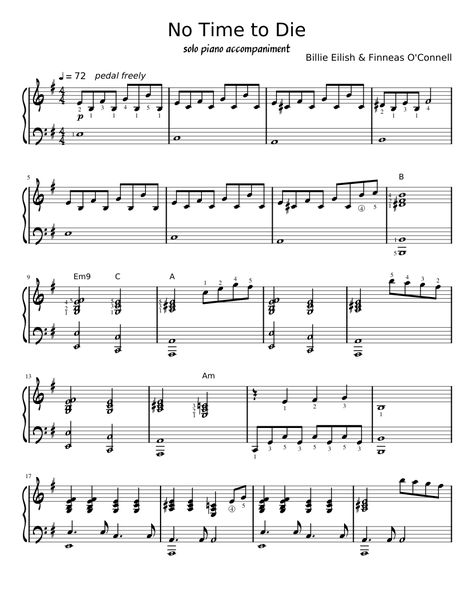 No Time To Die Billie Eilish, Piano Tabs, Sheet Music Tattoo, Piano Sheet Music Beginners, Popular Piano Sheet Music, Piano Notes Songs, Drums Sheet, Drum Sheet Music, No Time To Die