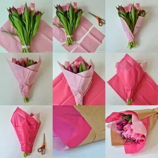 How to Wrap a Bouquet in Paper for a Professional Look Wrap Flowers In Paper, Flower Shop Design, Diy Bouquet Wrap, Bouquet Tutorial, Easy Paper Flowers, Flower Bouquet Diy, Mother Mother, Kitchen Organisation, Flowers Bouquet Gift