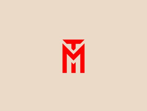 MT Monogram by lepama on Dribbble Mt Monogram, The Letter M, Letter M, Peterborough, Saint Charles, Monogram Design, San Rafael, San Luis Obispo, Des Moines