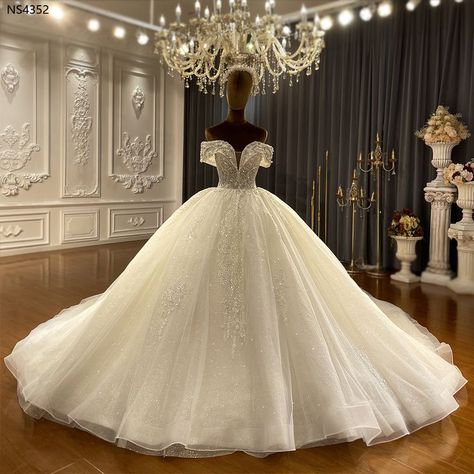 Please add whatsapp :+86 17715392495 get more information Straps Wedding Dress, Wedding Dress Ball Gown, Dress Ball Gown, Formal Wear Dresses, Wedding Dresses With Straps, Wedding Dress Fabrics, Model Show, Affordable Dresses, Fairy Tale Wedding