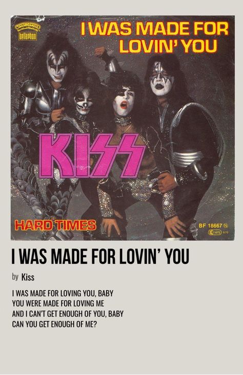 Kiss Songs, Fall Guy, Minimalist Music, Rock Poster Art, Rock Band Posters, Music Poster Ideas, Vintage Music Posters, Music Collage, Music Poster Design