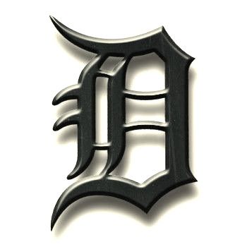 The D Trucker Tattoo, Mens Tiger Tattoo, Detroit Tattoo, Old English D, Jordan Logo Wallpaper, Graffiti Lettering Fonts, D Tattoo, Black And White Stickers, Old English Font