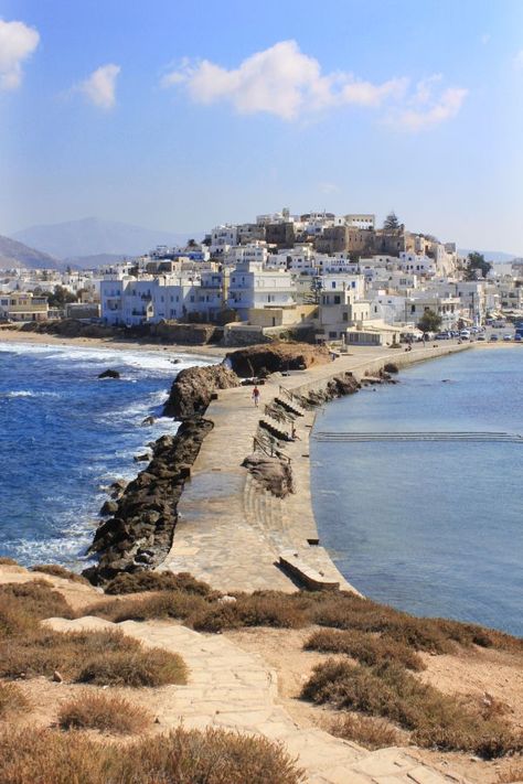 Naxos Island, Greece Beautiful Europe, Naxos Greece, Naxos Island, France Summer, Greek Travel, Greek Isles, Unusual Homes, Greece Islands, Travel Map