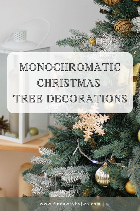 Discover beautiful monochromatic Christmas tree decorations ideas through Scandi-inspired mood boards and stylish, yet affordable findings. Monochromatic Christmas Tree, Monochromatic Christmas, Christmas Tree Decorations Ideas, Tree Decorations Ideas, Gift Drawing, Christmas Tree Ideas, Diy Decor Crafts, Find A Way, Christmas Tree With Gifts