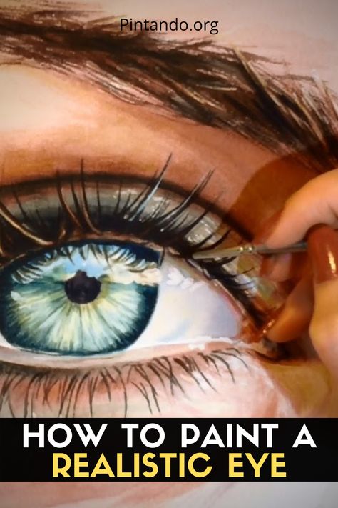 Realistic Eye Step By Step, Lena Danya, Eye Step By Step, Hello How Are You, Portrait Tutorial, Acrylic Tutorials, Oil Painting Tutorial, Realistic Eye, Eye Painting