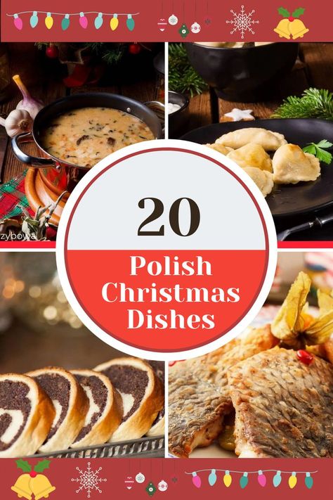 Popular Polish Christmas Dishes Polish Food Traditional, Christmas Eve Dinner Menu, Polish Foods, Traditional Christmas Food, Polish Desserts, Pagan Beliefs, Eastern European Recipes, Polish Christmas, Around The World Food