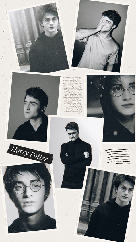 Harry James Potter Aesthetic Wallpaper, Potterhead Wallpaper, Sassy Harry Potter, Hp Wallpaper, Young Harry Potter, Harry Potter Cards, Potter Wallpaper, Harry Potter Painting, Daniel Radcliffe Harry Potter