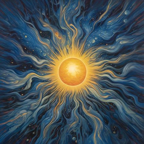 Sun Painting, Wall Decor Abstract, Canvas Wall Hanging, Sun Art, Beautiful Dark Art, Mystical Art, Ceiling Tiles, Hippie Art, Abstract Nature