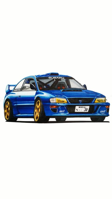 Gc8 Impreza, Subaru Wagon, Subaru Impreza Wrc, Pixel Car, Automotive Artwork, Car Artwork, Rallying, Japan Cars, Car Drawings