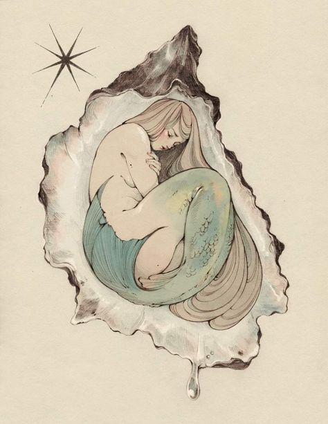 16 Tattoo, Ib Art, Mermaid Core, Mermaid Drawings, Painting Inspo, Fairytale Art, Mermaid Art, Pretty Tattoos, Funky Art