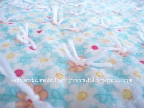 how to make a tie quilt blanket How To Make A Tie, Pillow Cases Tutorials, Everyday Crafts, Diy Mom, Diy Baby Blanket, Fleece Tie Blankets, Make A Tie, Baby Receiving Blankets, Flannel Baby Blankets