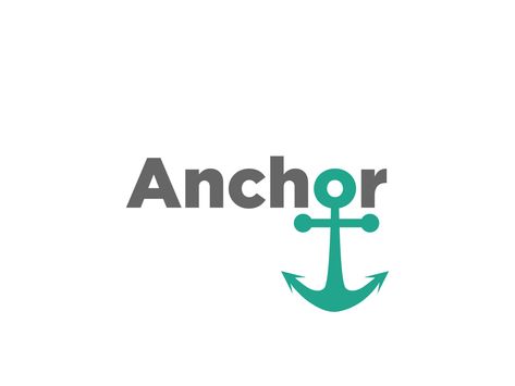 Anchor Clothing - Logo by Ibtesam Tariq Anchor Logo Design, Vine Logo, Anchor Clothes, Minimal Icon, Smart Logo, Colorful Branding, Illustrator Typography, Design With Letters, Clothing Logo Design