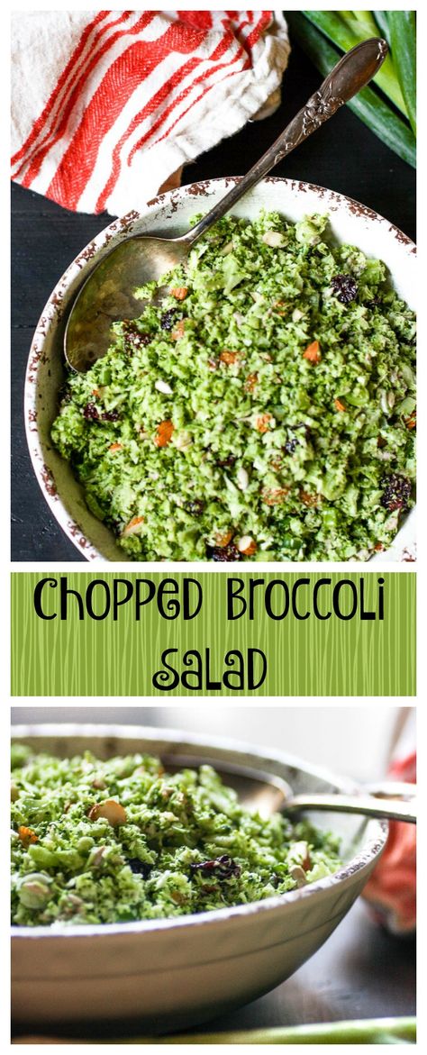 Chopped Broccoli Salad, Chopped Broccoli, Multi Cooker Recipes, Vegetarian Salad, Fall Produce, Produce Recipes, Fit Foods, Raw Broccoli, Delicious Smoothies