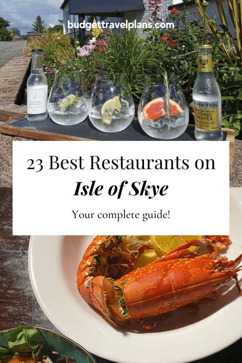 Isle of Skye Restaurants: 23 of our Favourites for 2023 Portree Scotland, Portree Isle Of Skye, Brick Cafe, Scotland Food, Amazing Restaurants, Seafood Shop, Scotland Vacation, Scotland Road Trip, Isle Of Skye Scotland