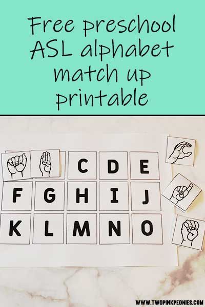 Asl Preschool Activities, Preschool Sign Language Free Printable, Free Asl Alphabet Printables, Asl For Beginners Learn Sign Language, Abc Sign Language Free Printable, Asl Printables Free, Sign Language Activities For Kids, Asl Worksheets Printables, Asl Bulletin Board Ideas