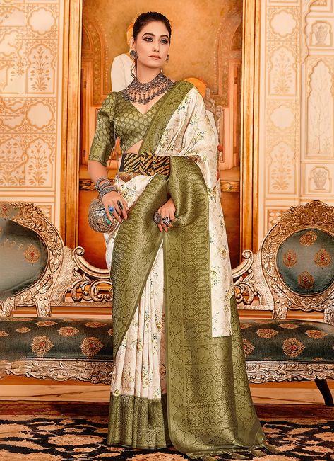 #wovenworksaree #ceremonialsaree #silkfabricsaree #greencoloursaree