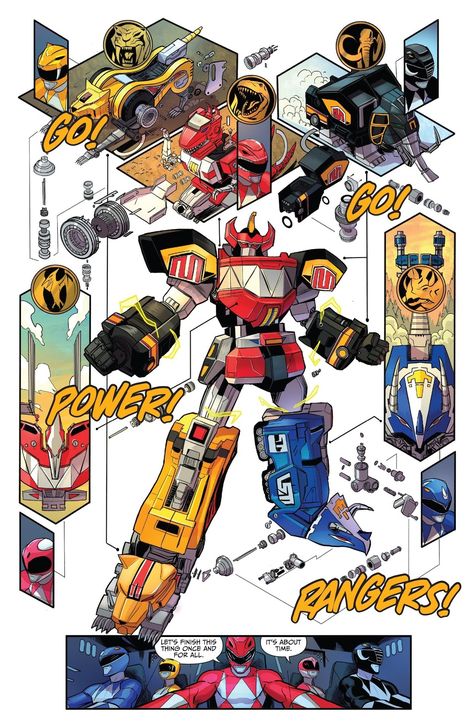 The Megazord Go Go Power Ranger #4 Comics To Read, Marvel Or Dc, Dan Mora, Power Rangers Comic, Power Rangers Megazord, Power Rangers Fan Art, All Power Rangers, Boom Studios, Power Rangers Art