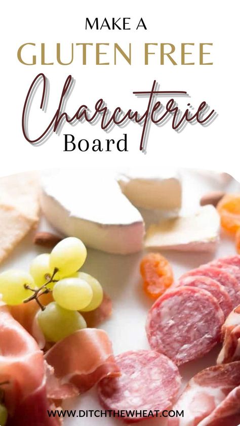 Easy Gluten Free Charcuterie Board | Perfect for Entertaining Gluten Free Charcuterie Board, Gluten Free Charcuterie, Christmas Gourmet, Book Club Food, Gluten Free Meat, Gourmet Christmas, Gourmet Appetizers, Gluten Free Crackers, Gluten Free Christmas