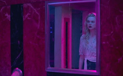 "The Neon Demon". Neon Demon Aesthetic, Nicolas Winding Refn, Color In Film, Demon Aesthetic, Neon Demon, The Neon Demon, Pink Movies, Filmmaking Cinematography, Requiem For A Dream