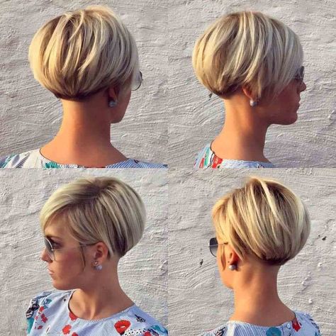 Short Blonde Pixie, Short Hair Cuts For Round Faces, Girls Short Haircuts, Cute Short Haircuts, Fresh Hair, Hair Styles 2017, Round Face Haircuts, Girl Haircuts, Short Bob Haircuts