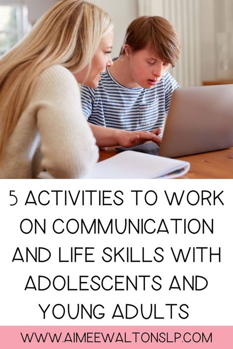 Communication Skills Activities, Functional Life Skills, Life After High School, Activities Of Daily Living, Living Skills, Direct Instruction, Life Skills Activities, Speech Activities, Activities For Adults