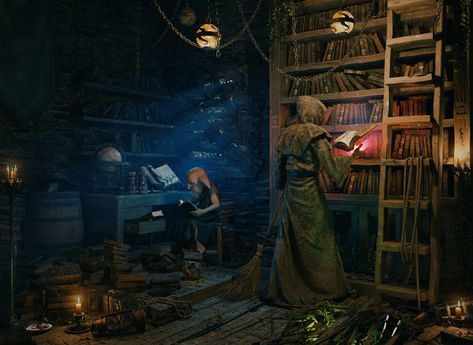 ArtStation - Abandoned Library (cgboost challenge), Jeffry Quiambao Abandoned Library, Library Door, Secret Library, Library Art, Art Fantasy, Art Challenge, Abandoned Places, Quick Saves, Art