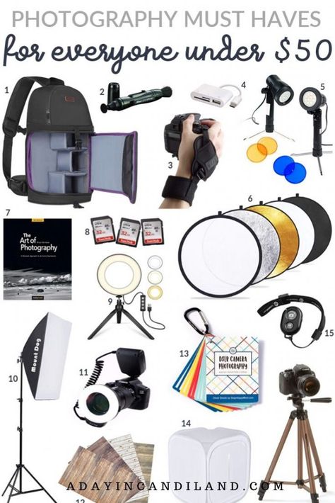 Gifts For People Who Like Photography, Photography Must Haves Accessories, Photography Gifts Ideas, Photographer Outfit Professional, Photography Tools Accessories, Photography Necessities, Photographer Must Haves, Amazon Photography, Photographer Essentials