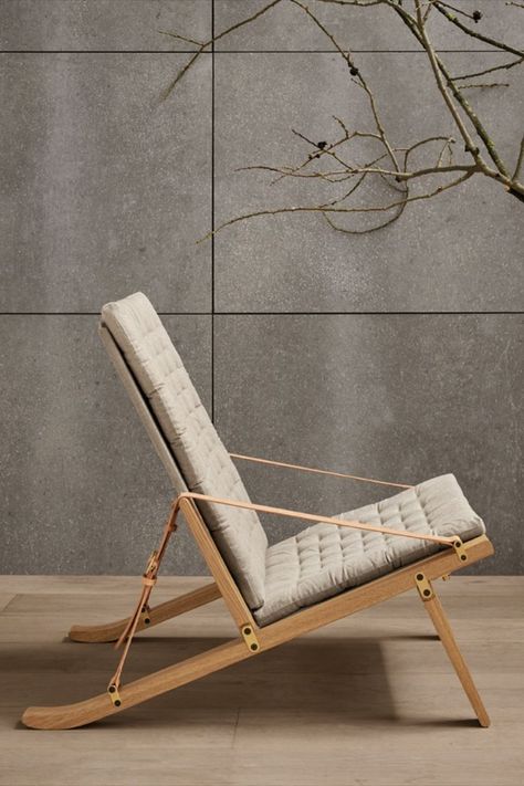 Collapsible Chair, On Suite, Fold Up Chairs, Luxurious Living Rooms, Contemporary Loft, Folding Lounge Chair, Folding Beach Chair, Furniture Design Inspiration, Low Chair