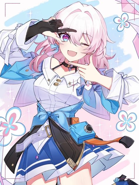 Cr:@Soni8281 / March 7th #march 7th #honkai star rail Anime Websites, Honkai Starrail, March 7th, Star Trails, Honkai Impact, March 7, Honkai Star Rail, Star Rail, An Anime