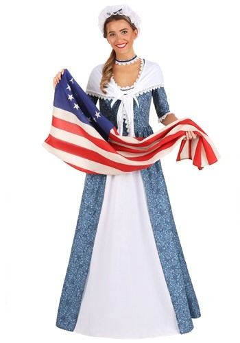 Blue Dress Outfits, Betsy Ross, Historical Women, Adult Halloween Costumes, Historical Costume, Iconic Women, Small Dress, Classic Dress, Cool Costumes