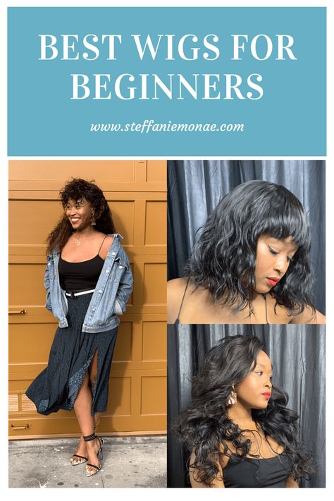 Wig Tips For Beginners, How To Apply Wig For Beginners, How To Apply A Lace Front Wig, Wig Install Tutorials For Beginners, Things You Need To Install A Wig, Synthetic Wig Care Tips, Wigs For Beginners, Wig For Beginners, Natural Curly Wig