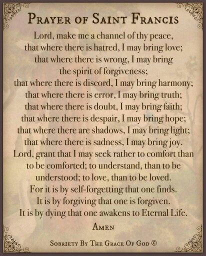 Prayer of st francis Aa 12 Steps, Godly Things, Catholic Quotes, Walk By Faith, St Francis, Power Of Prayer, Roman Catholic, Bible Journaling, Reiki