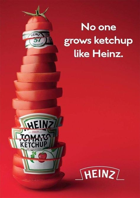 Ad Campaign Photography, Press Advertisement, Out Of Home Advertising, Leo Burnett, Heinz Ketchup, Visual Metaphor, Creative Advertising Design, Publicidad Creativa, Food Advertising