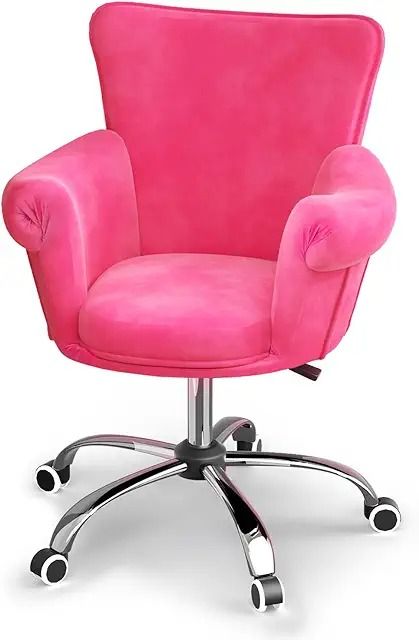 Amazon.com : hot pink chair Hot Pink Chair, Pink Desk Chair, Pink Chair, Desk Chair, Decorating Ideas, Hot Pink, Pink, Gifts, Furniture