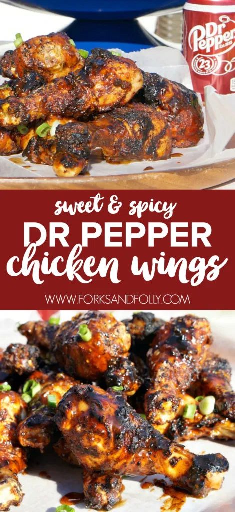 Dr Pepper Wings, Dr Pepper Chicken Wings, Dr Pepper Chicken, Pepper Chicken Wings, Sweet And Spicy Chicken, Pepper Chicken, Chicken Stuffed Peppers, Canned Chicken, Chicken Wing Recipes