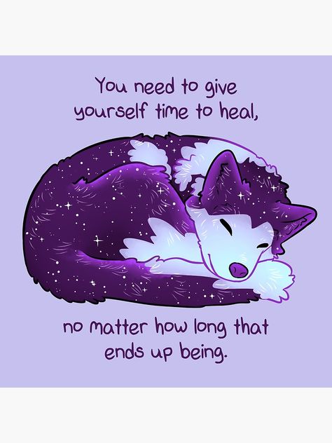 Give Yourself Time, Time To Heal, No Matter How, The Words, Matter, Purple