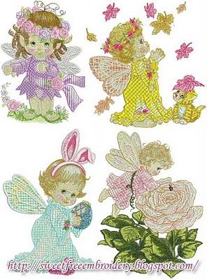 Sweet Free Embroidery: Cute Fairladys Free Embroidery Free Machine Embroidery Designs Patterns, Embroidery Crafts, Embroidery Download, Digitized Embroidery Designs, Towel Embroidery, Animal Embroidery Designs, Stitch Work, Embroidery Design Download, Machine Embroidery Applique