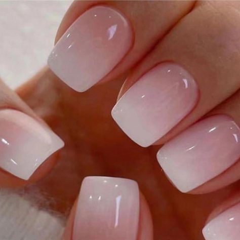 PRICES MAY VARY. 【press ons】WAFOLOZE Made of high-quality acrylic eco-friendly ABS material, strong and not easy to chip or fade, good flexibility, more shiny, comfortable to wear, will not hurt your nails, softness is similar to human nails. 【Short false nails Package】- 24pcs/12 sizes short nails,1 nail file,stick 1, wipes 1, jelly glue 24。（ You can choose the best fake nails for you, which are easy to trim and file into any length and shape you like.） 【Nail Press on】Easy to apply, just a few m Fake Nails White, Short Fake Nails, Pink Ombre Nails, French Tip Acrylic Nails, White Ombre, Stick On Nails, Cute Nail Designs, Artificial Nails, Nail Accessories