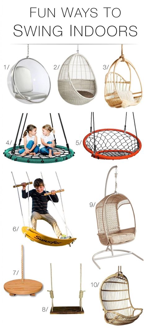 Chair Swings, Kids Hanging Chair, Indoor Hanging Chair, Hanging Chair Indoor, Indoor Swing Chair, Bubble Chair, Hanging Chair With Stand, Glamorous Furniture, Mom Edit