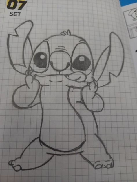 Stitch Sketch Drawings Easy, Stitch Sketch, Character Tattoos, Easy Disney Drawings, Disney Drawings Sketches, Lilo And Stitch Drawings, Spiderman Art Sketch, Cartoon Character Tattoos, Nature Art Drawings